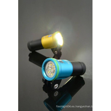 Hi-max 2700lm + batería recargable luz de buceo extra de luz LED de buceo